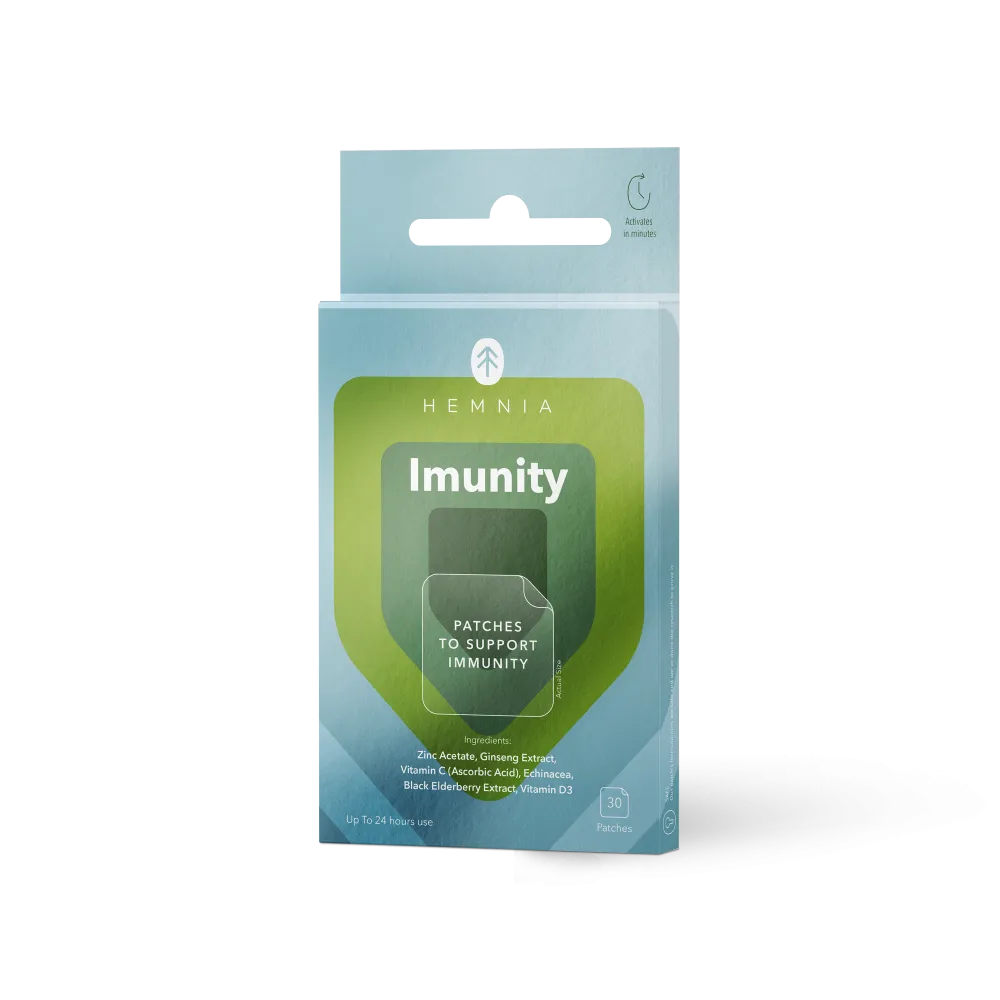 Hemnia Immunity Patches – Daily Immune Support with Ginseng, Echinacea & Elderberry (30 pcs) Malta