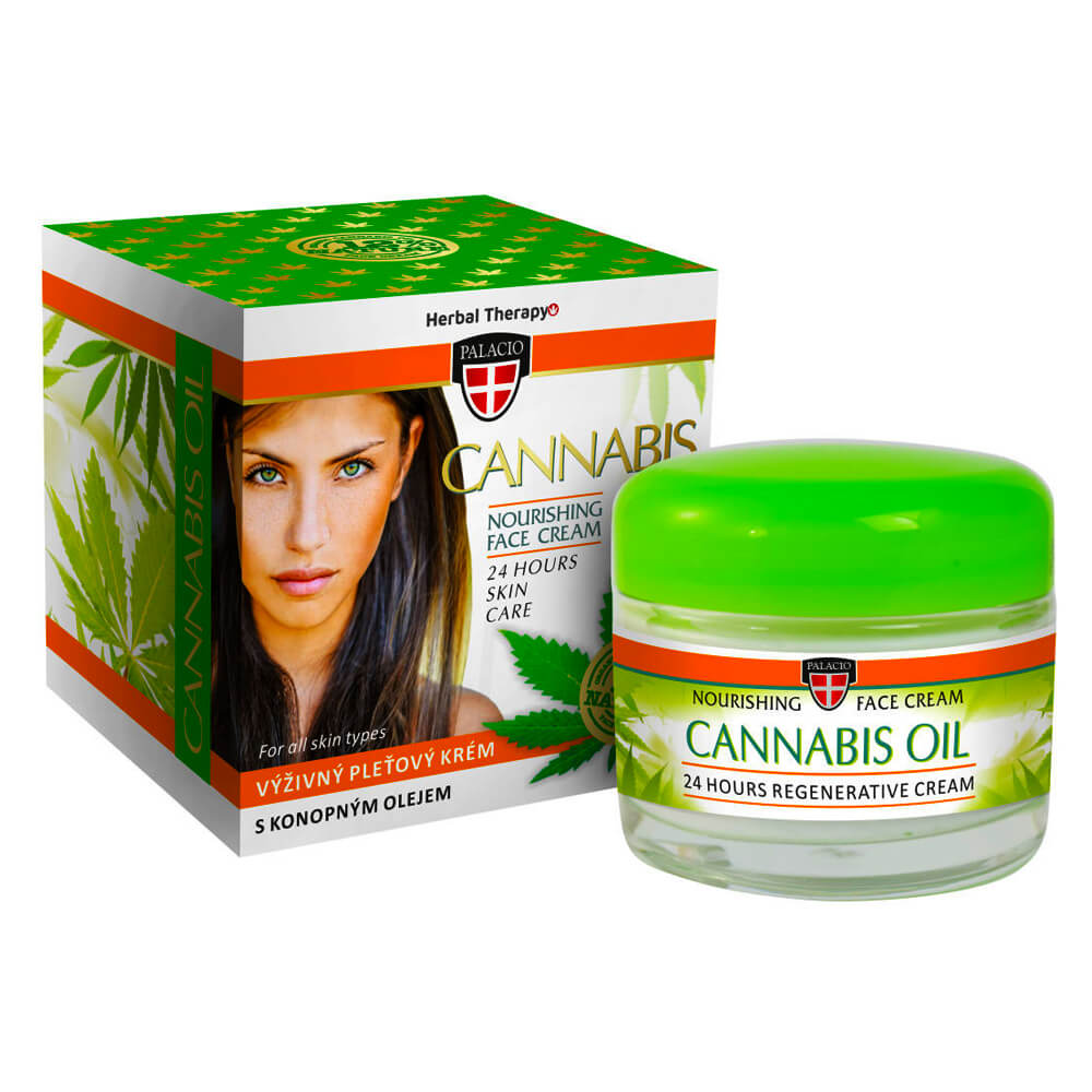 Palacio hemp nourishing face cream 50ml cannabis oil skincare moisturiser Malta