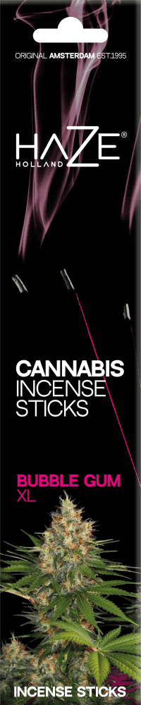 Incense Sticks – Haze Cannabis Sticks - Bubblegum XL - 1 pack - D Vape Store