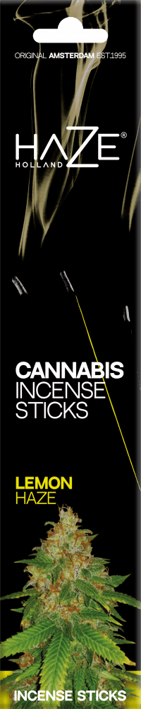 Incense Sticks – Haze Cannabis Sticks - Lemon Haze - 1 pack - D Vape Store