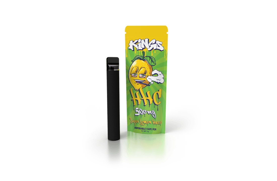 Kings HHC Vape Pens 500mg in 1ml - 50% Strength super lemon haze