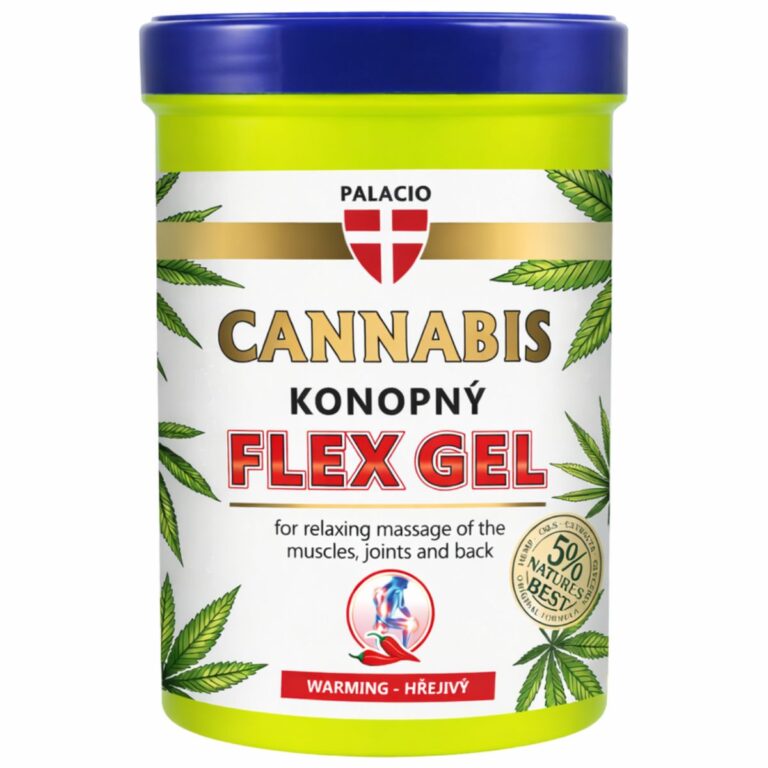Palacio Cannabis Flex Gel Massage Warming 380ml hemp CBD massage gel