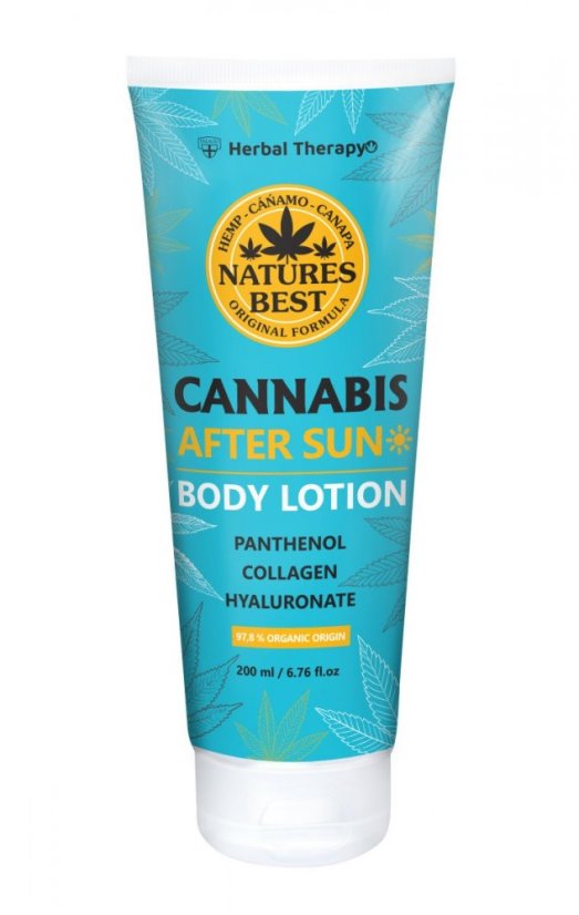 Cannabis After Sun Body Lotion with CBD – Palacio 200ml - Malta
