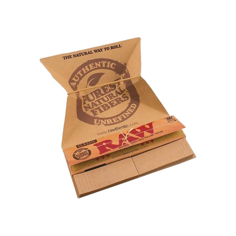 RAW Artesano kingsize slim rolling papers + tips + tray