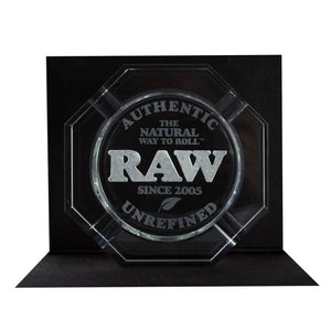 RAW crystal glass ashtray luxury gift box heavy premium ashtray Malta