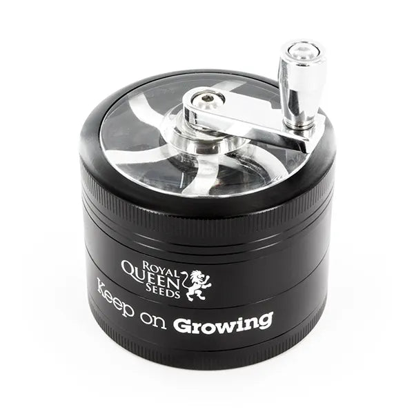 Royal Queen Seeds Pollinator Grinder with Mill – 4-Part – 60 mm