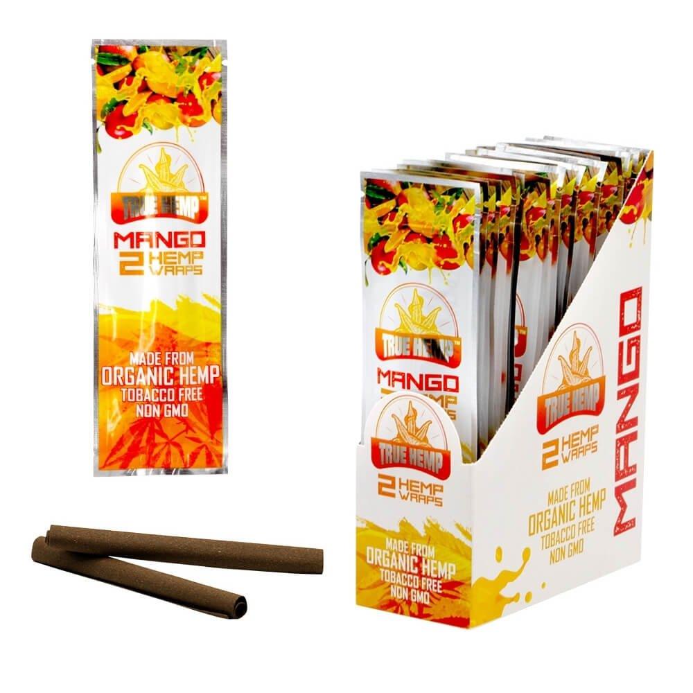 True Hemp Tobacco Free Mango Hemp Wraps - D Vape Store