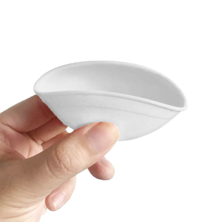 Best Buds 7cm silicone mixing bowl actual size held in hand