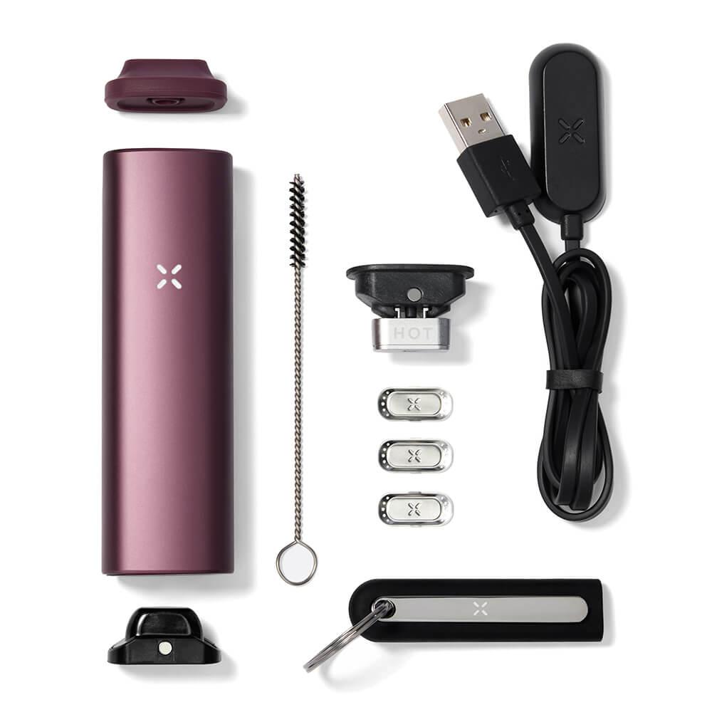 PAX Plus Complete Kit Dry Herb Vaporizer Elderberry with Kit