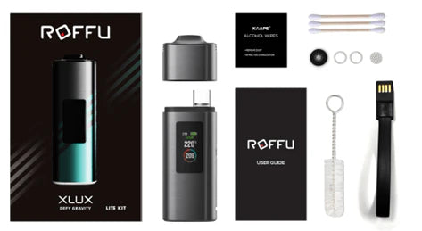 XLux Roffu by XVape – Premium Convection Dry Herb Vaporizer (Malta) box contents