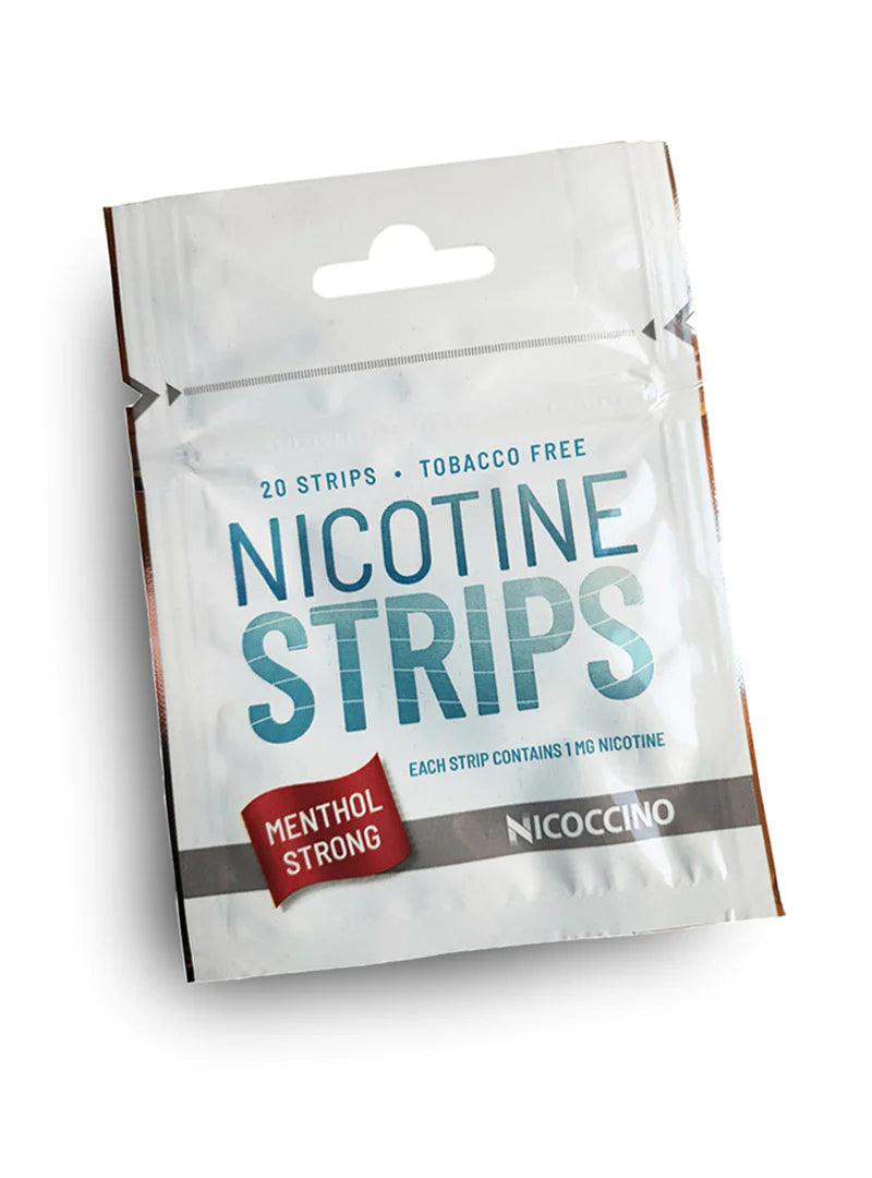 Nicoccino - 1mg Nicotine Strips - Strong Mint - 20 strips a pack - D Vape Store