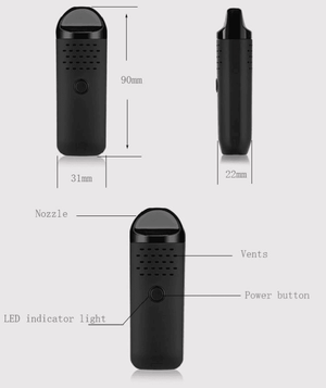 Palmer - Dry Herb Vaporizer - 1000mAh - D Vape Store