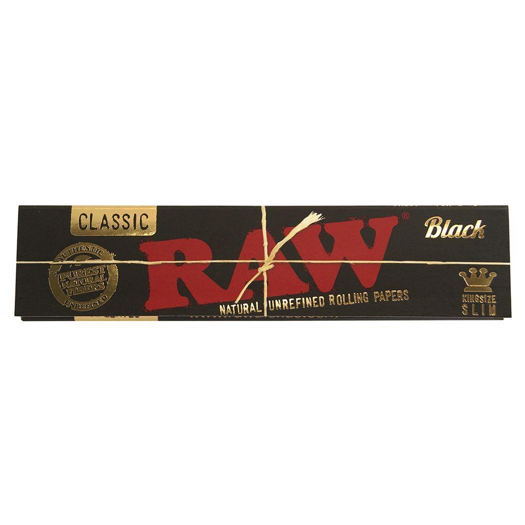 Raw Classic Black rolling papers - D Vape Store