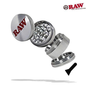 RAW Original Metal Grinder 4 parts – 55mm + Giftbox - D Vape Store